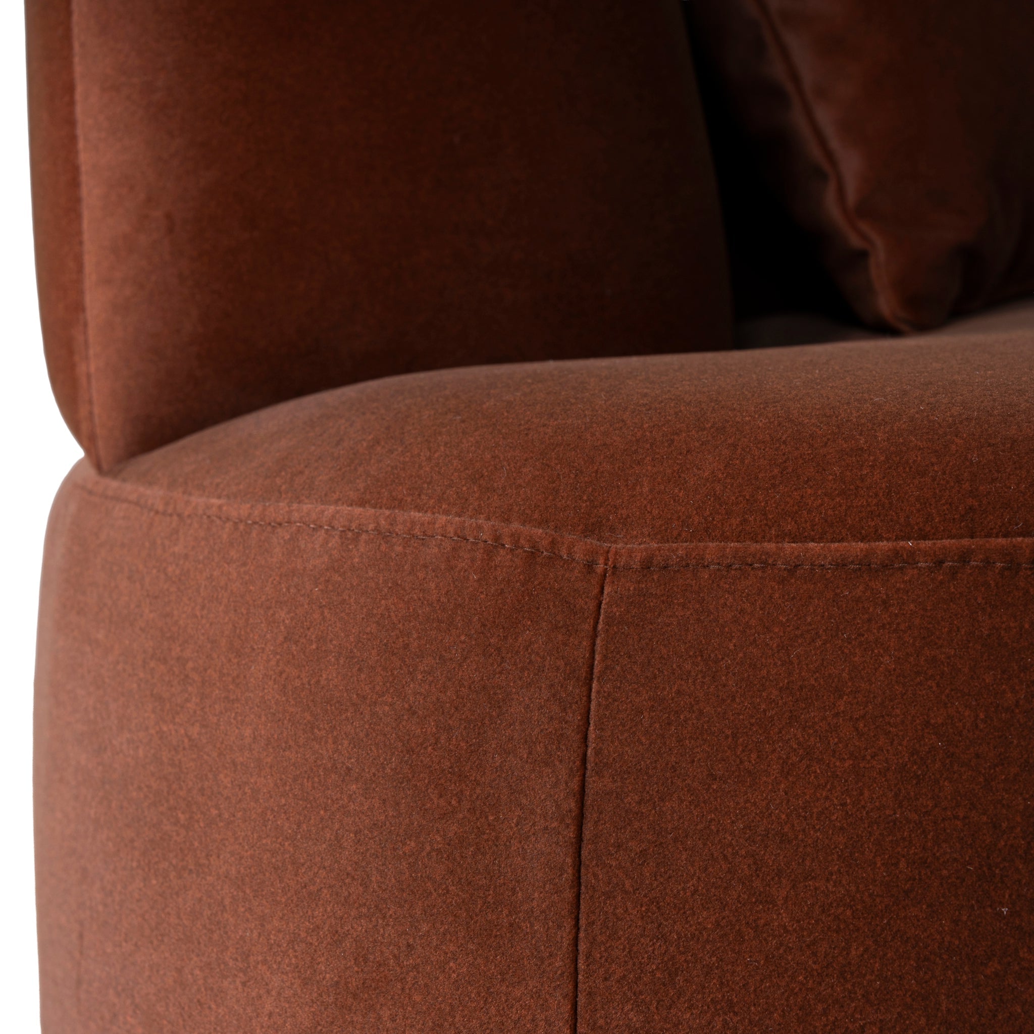 Roly Modular Right Chaise Sofa - Red Bronze Chaise Lounge Forever-Core