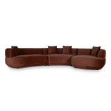 Roly Modular Right Chaise Sofa - Red Bronze Chaise Lounge Forever-Core