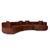 Roly Modular Right Chaise Sofa - Red Bronze Chaise Lounge Forever-Core
