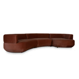 Roly Modular Right Chaise Sofa - Red Bronze Chaise Lounge Forever-Core
