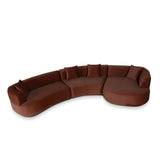 Roly Modular Right Chaise Sofa - Red Bronze Chaise Lounge Forever-Core
