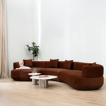 Roly Modular Left Chaise Sofa - Red Bronze Chaise Lounge Forever-Core