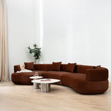 Roly Modular Left Chaise Sofa - Red Bronze Chaise Lounge Forever-Core