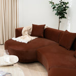 Roly Modular Left Chaise Sofa - Red Bronze Chaise Lounge Forever-Core