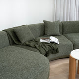 Roly Modular Left Chaise Sofa - Canopy Green Chaise Lounge Forever-Core