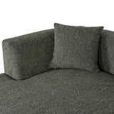 Roly Modular Left Chaise Sofa - Canopy Green Chaise Lounge Forever-Core