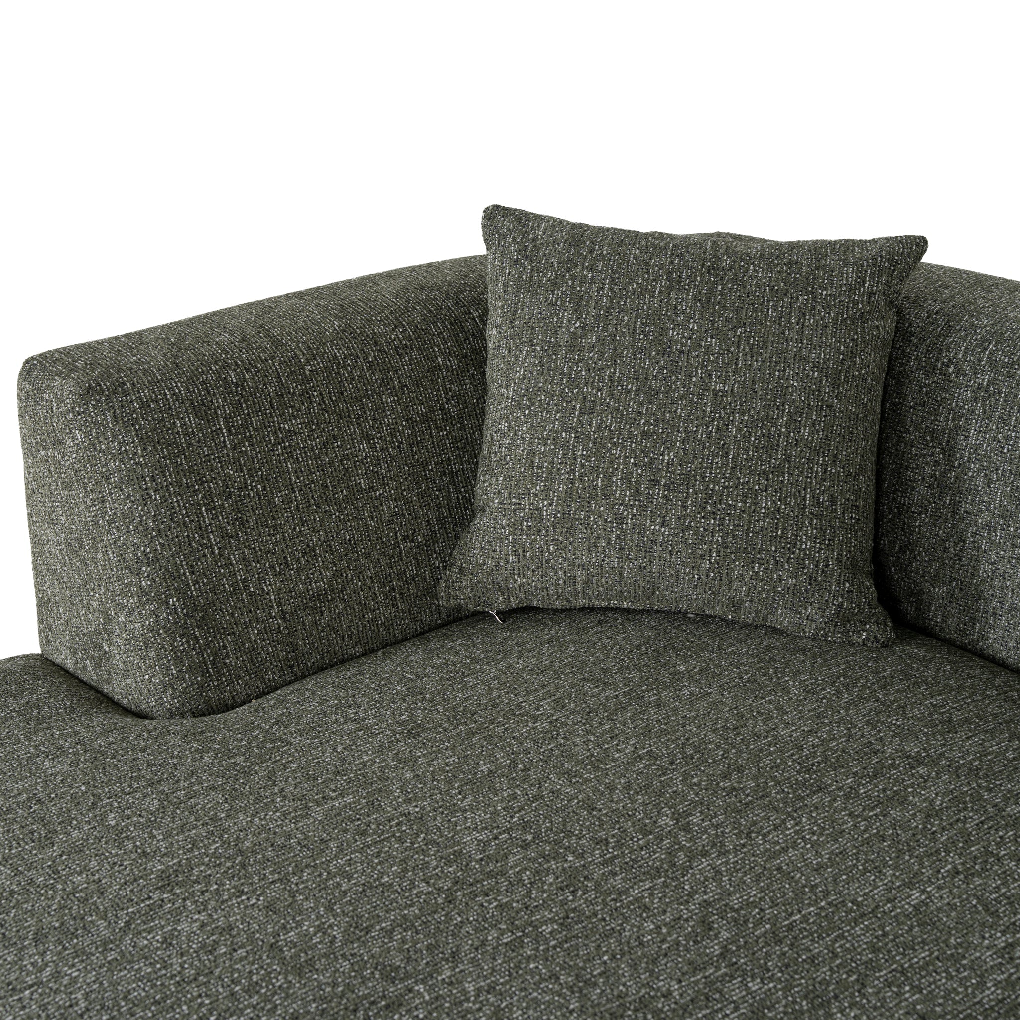 Roly Modular Left Chaise Sofa - Canopy Green Chaise Lounge Forever-Core