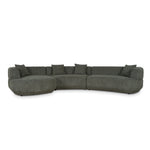 Roly Modular Left Chaise Sofa - Canopy Green Chaise Lounge Forever-Core