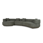 Roly Modular Left Chaise Sofa - Canopy Green Chaise Lounge Forever-Core