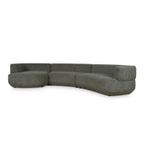 Roly Modular Left Chaise Sofa - Canopy Green Chaise Lounge Forever-Core