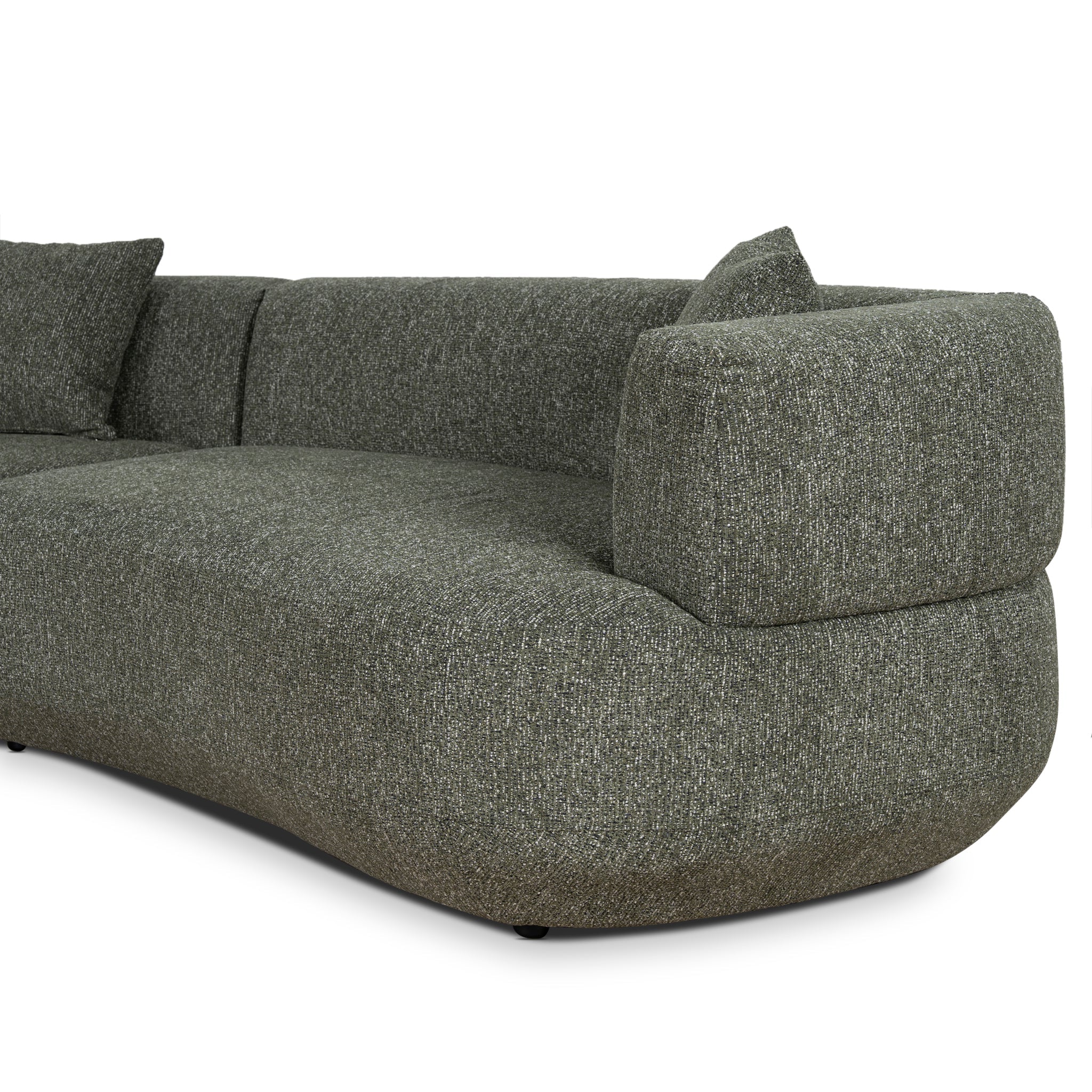 Roly Modular Left Chaise Sofa - Canopy Green Chaise Lounge Forever-Core