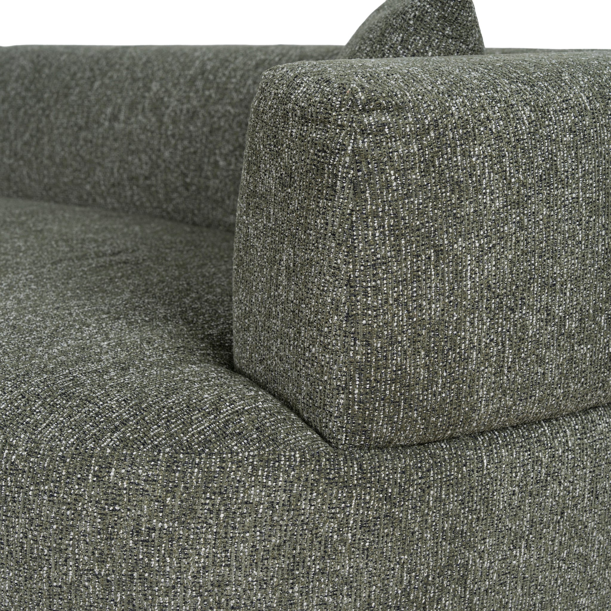 Roly Modular Left Chaise Sofa - Canopy Green Chaise Lounge Forever-Core