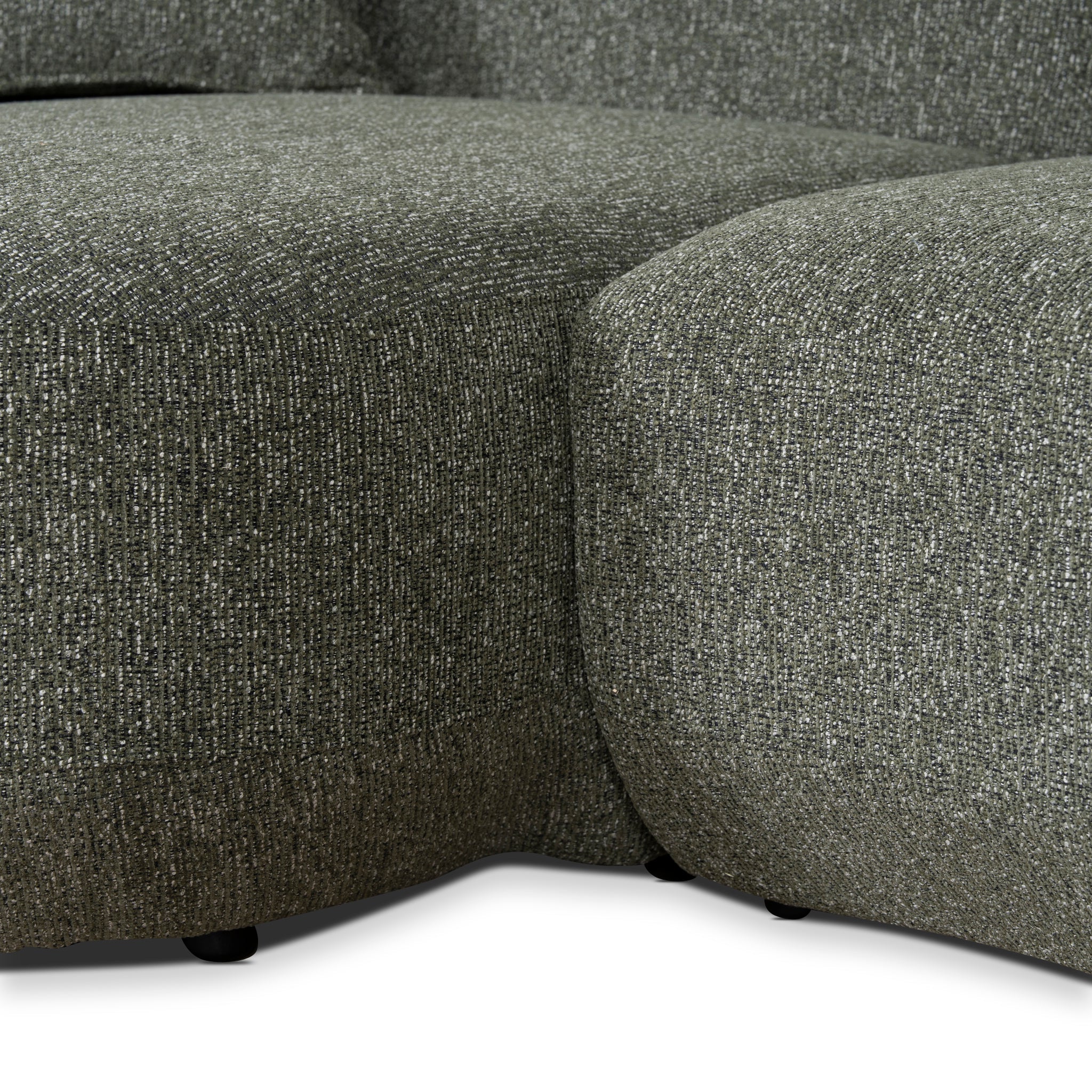 Roly Modular Left Chaise Sofa - Canopy Green Chaise Lounge Forever-Core