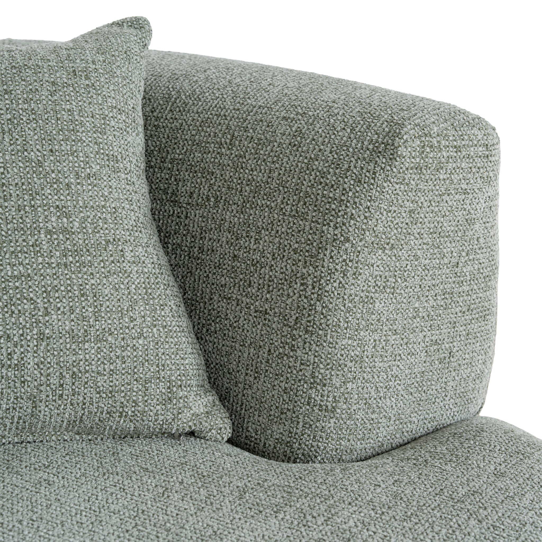 Roly Modular Left Chaise Sofa - Coral Light Green Chaise Lounge Forever-Core