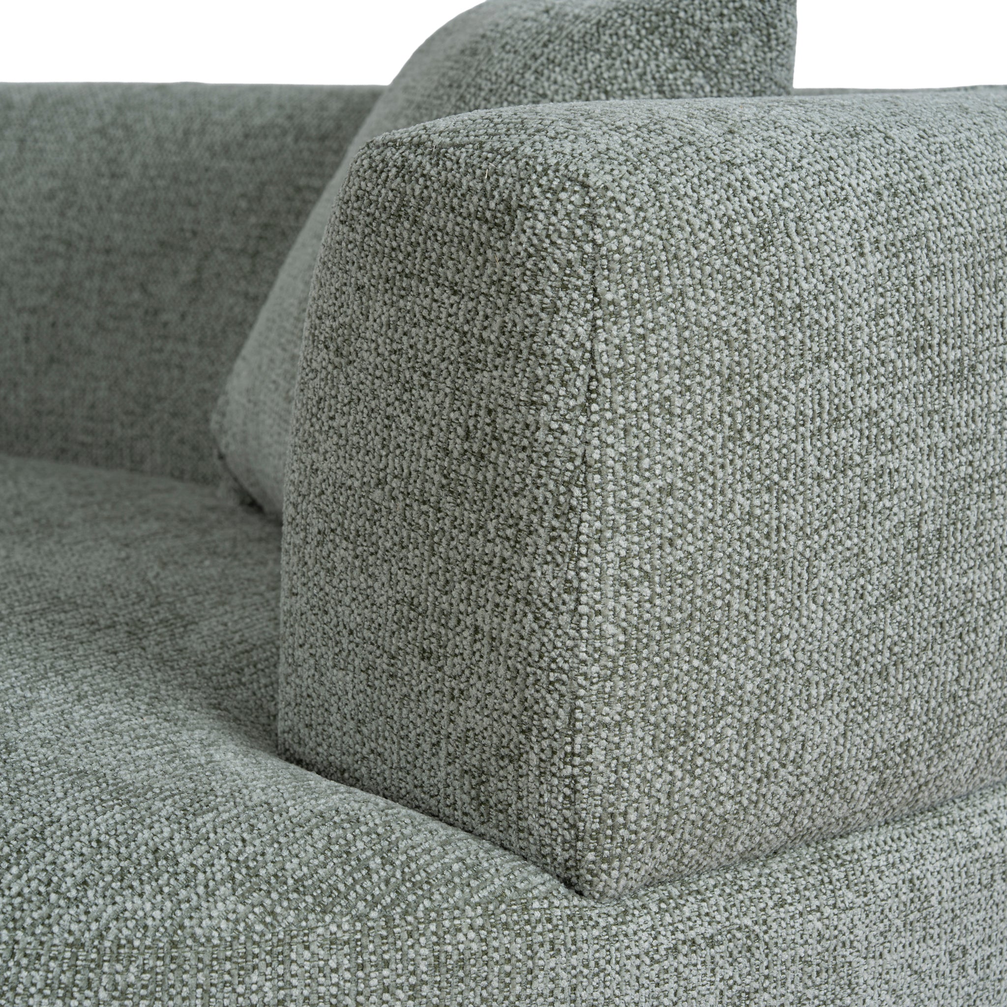 Roly Modular Left Chaise Sofa - Coral Light Green Chaise Lounge Forever-Core