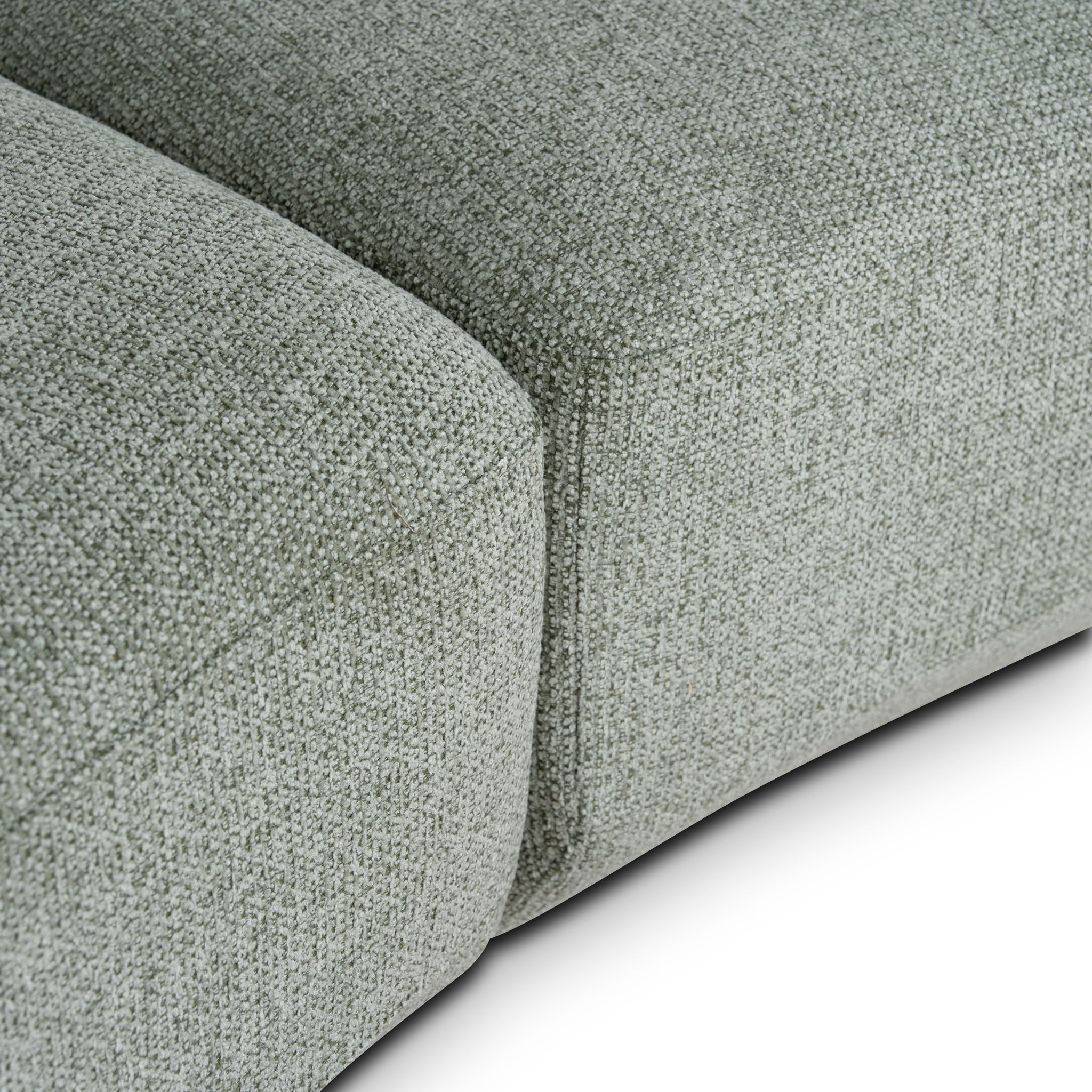 Roly Modular Left Chaise Sofa - Coral Light Green Chaise Lounge Forever-Core