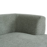 Roly Modular Left Chaise Sofa - Coral Light Green Chaise Lounge Forever-Core