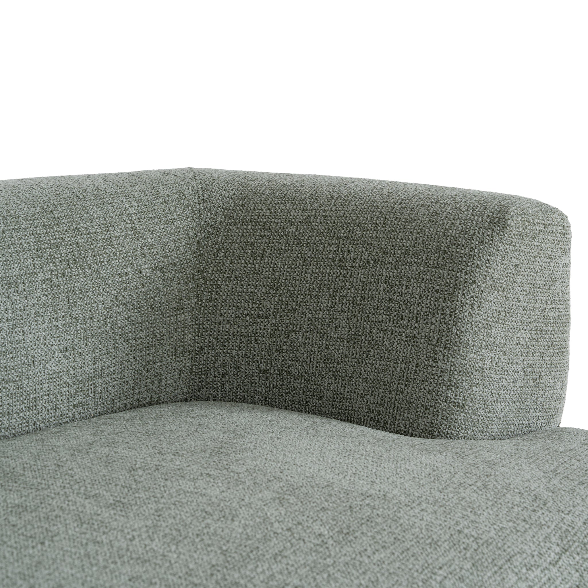 Roly Modular Left Chaise Sofa - Coral Light Green Chaise Lounge Forever-Core