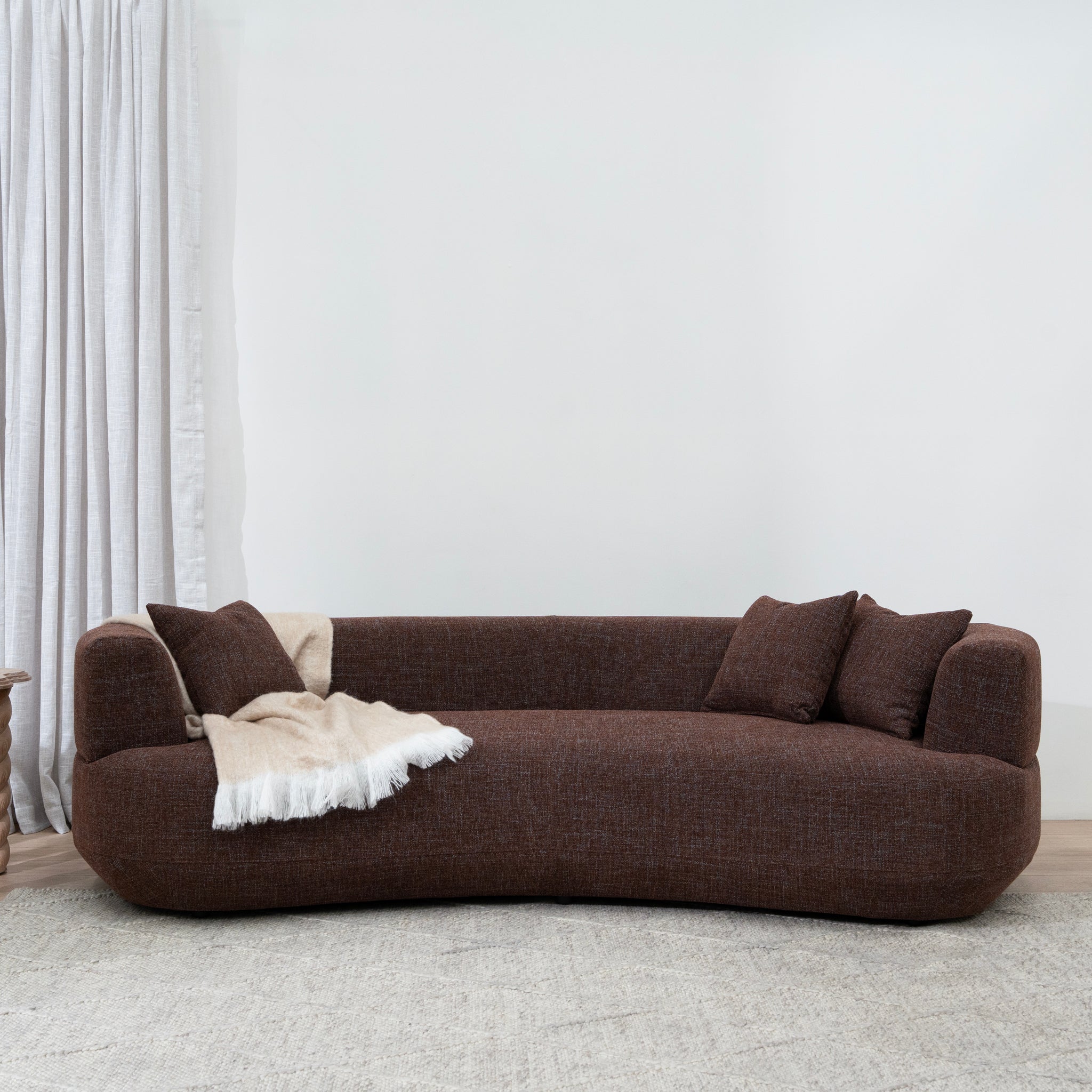 Roly 3 Seater Sofa - Moss Brown Sofa Forever-Core
