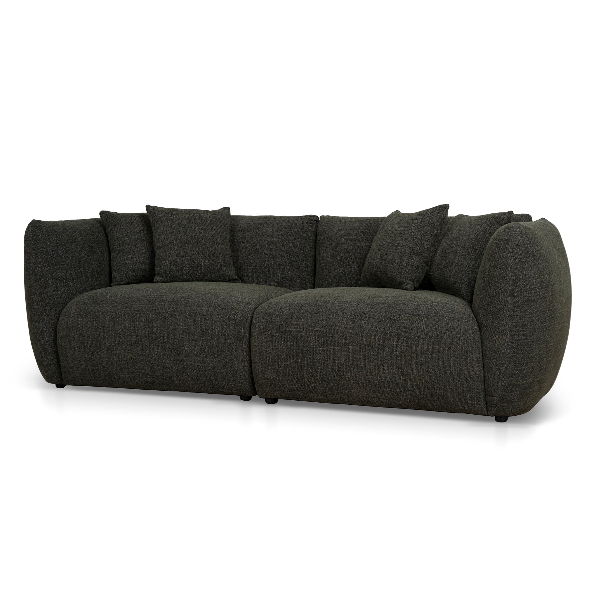 Avelon 3 Seater Sofa - Kaitoke Green Sofa Forever-Core