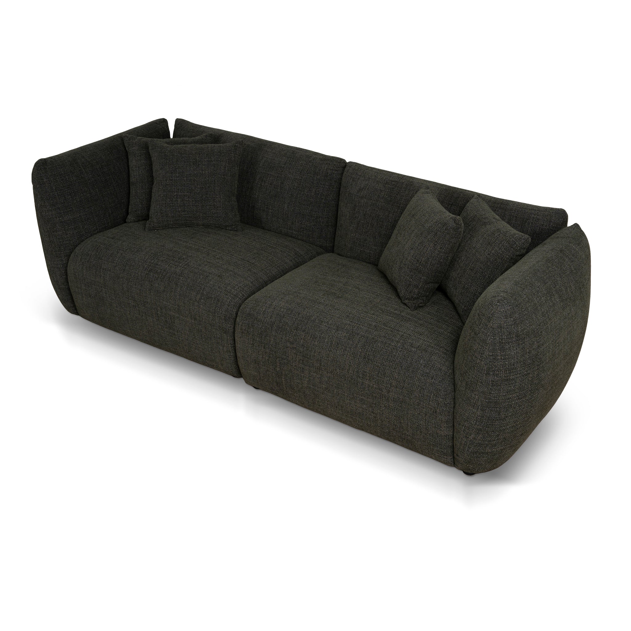 Avelon 3 Seater Sofa - Kaitoke Green Sofa Forever-Core