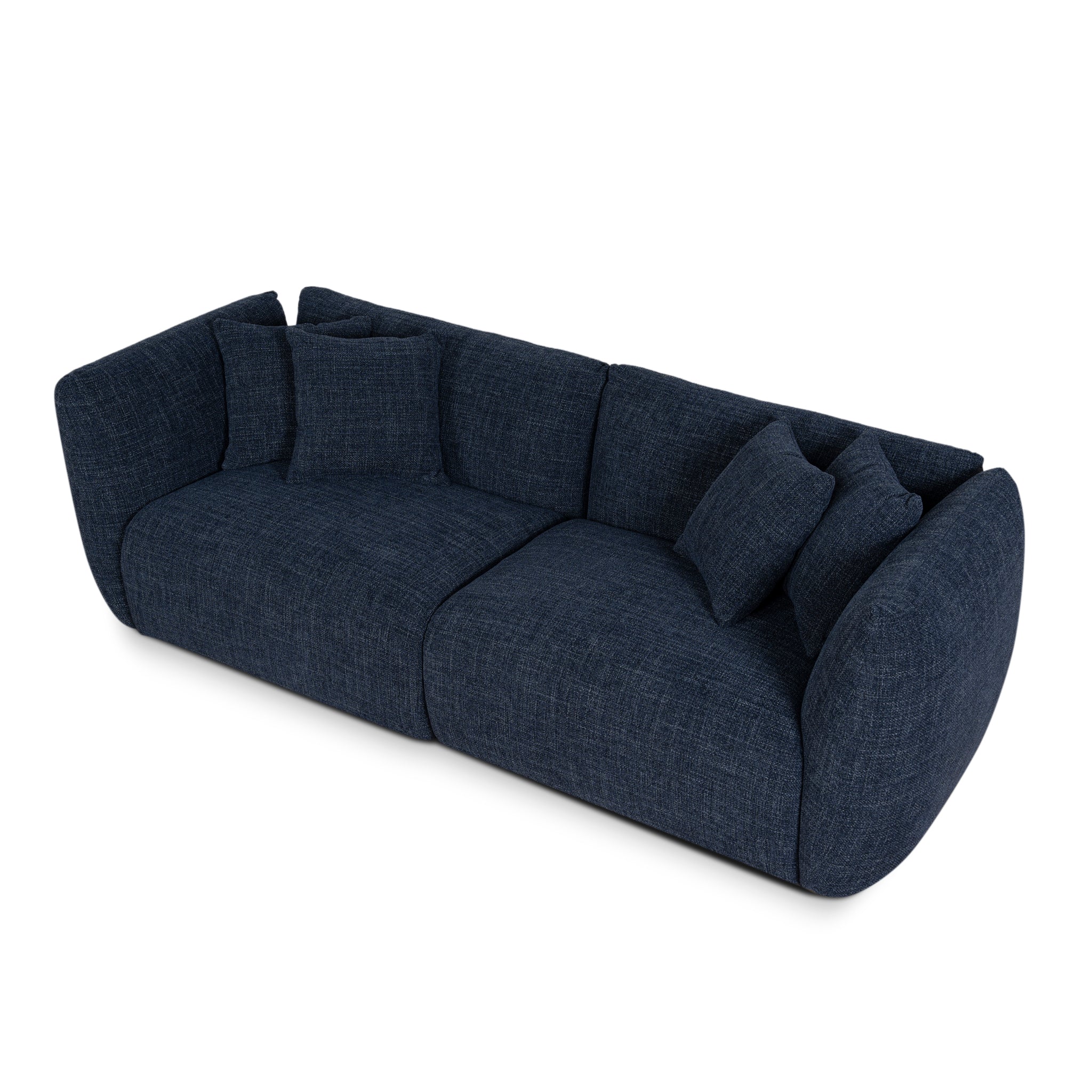 Avelon 3 Seater Sofa - Moss Navy Sofa Forever-Core