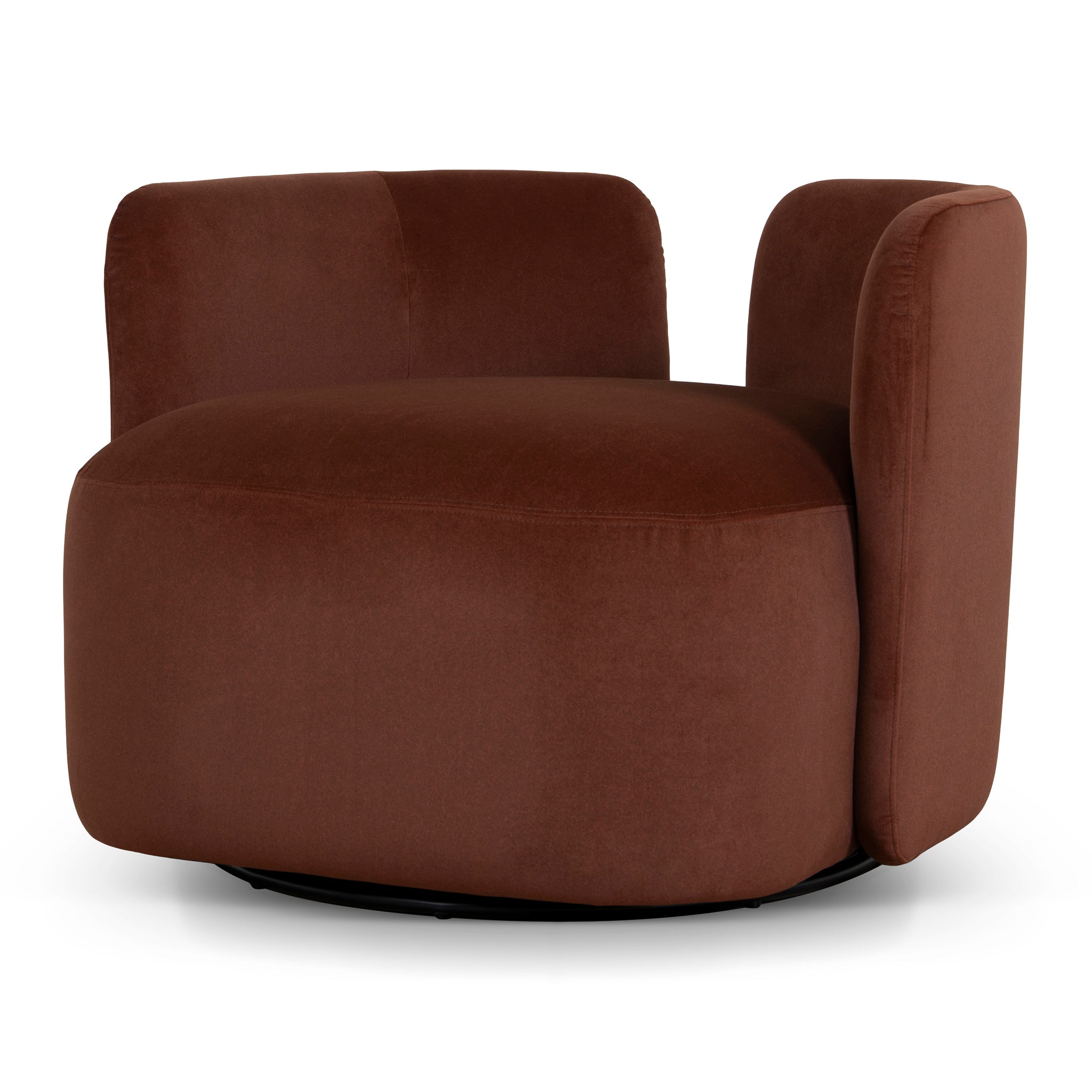 Milo Swivel Armchair - Red Bronze Armchair Forever-Core