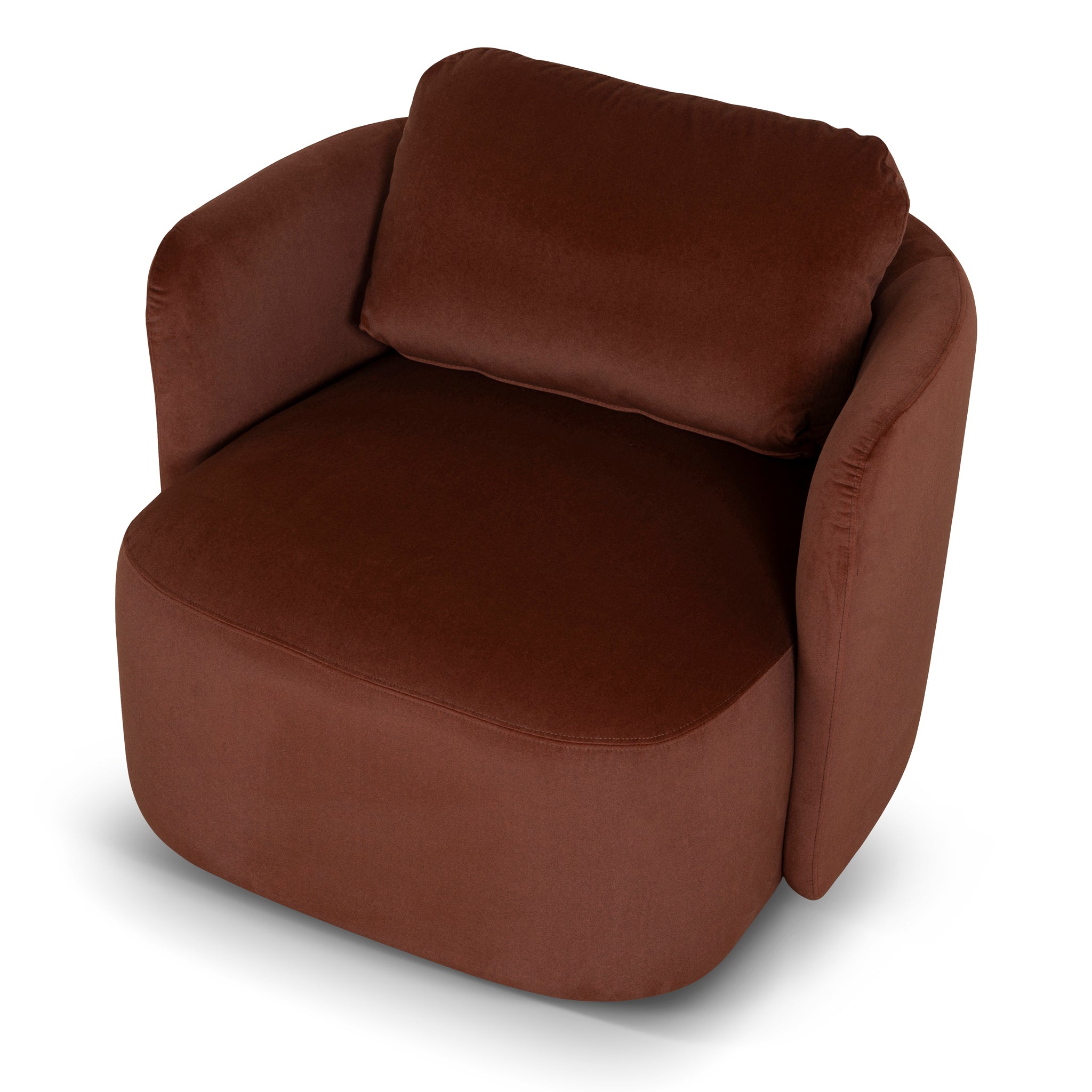 Milo Swivel Armchair - Red Bronze Armchair Forever-Core