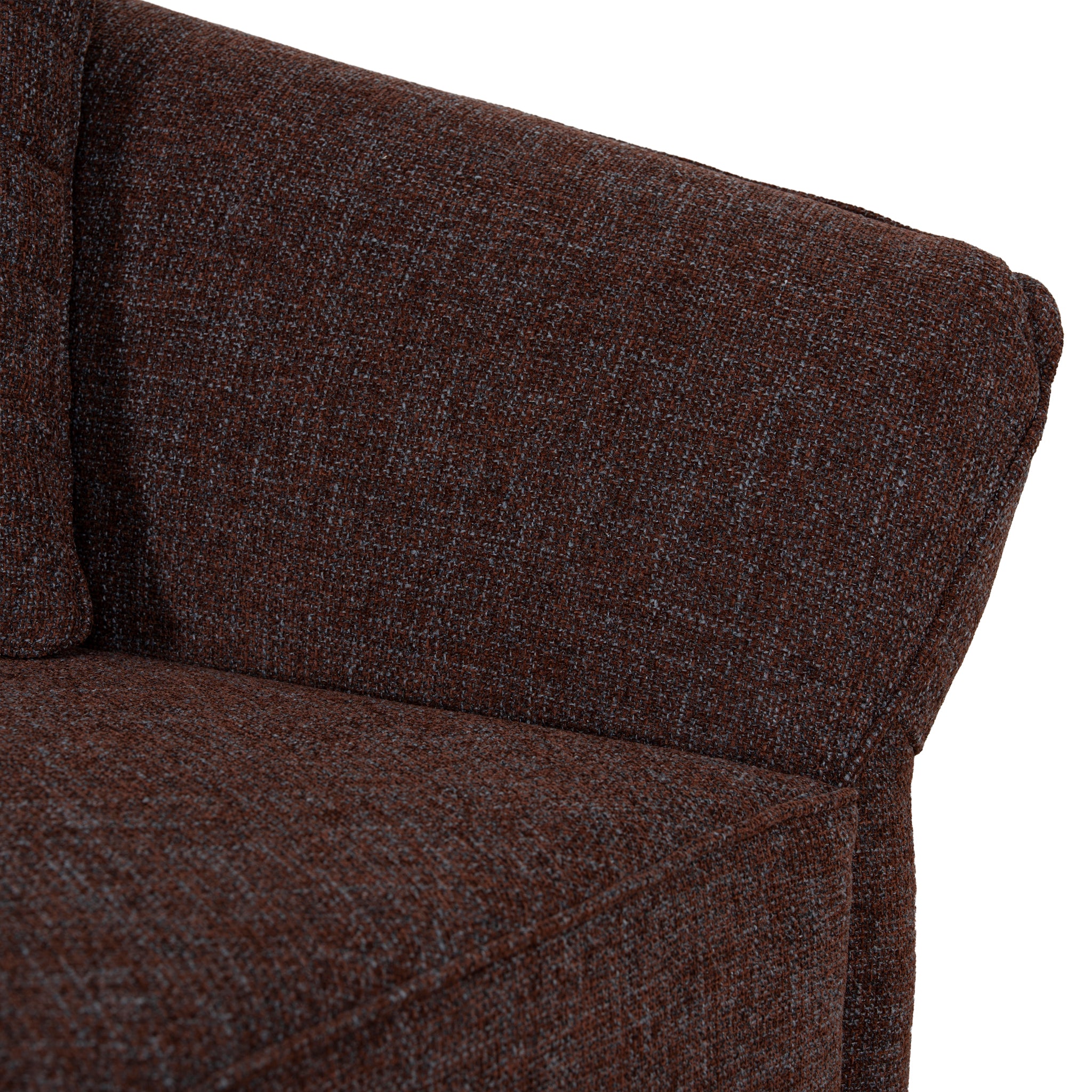 Orlan Left Open Modular Sofa - Moss Brown Sofa Forever-Core
