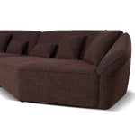 Orlan Left Open Modular Sofa - Moss Brown Sofa Forever-Core