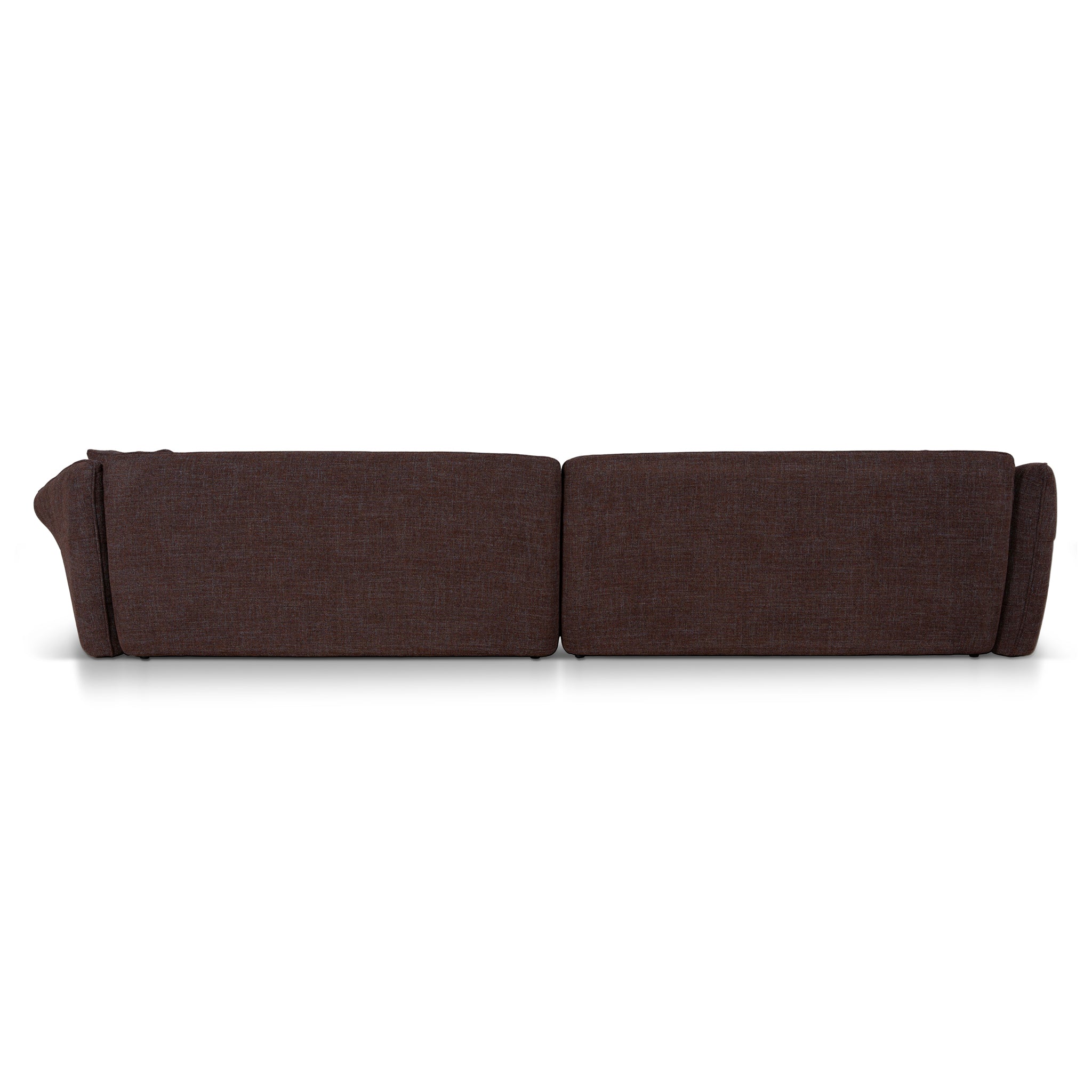 Orlan Left Open Modular Sofa - Moss Brown Sofa Forever-Core