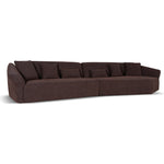 Orlan Left Open Modular Sofa - Moss Brown Sofa Forever-Core