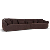 Orlan Left Open Modular Sofa - Moss Brown Sofa Forever-Core