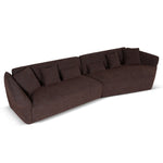 Orlan Left Open Modular Sofa - Moss Brown Sofa Forever-Core