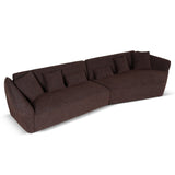 Orlan Left Open Modular Sofa - Moss Brown Sofa Forever-Core