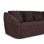 Orlan Left Open Modular Sofa - Moss Brown Sofa Forever-Core