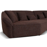 Orlan Right Open Modular Sofa - Moss Brown Sofa Forever-Core
