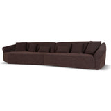 Orlan Right Open Modular Sofa - Moss Brown Sofa Forever-Core