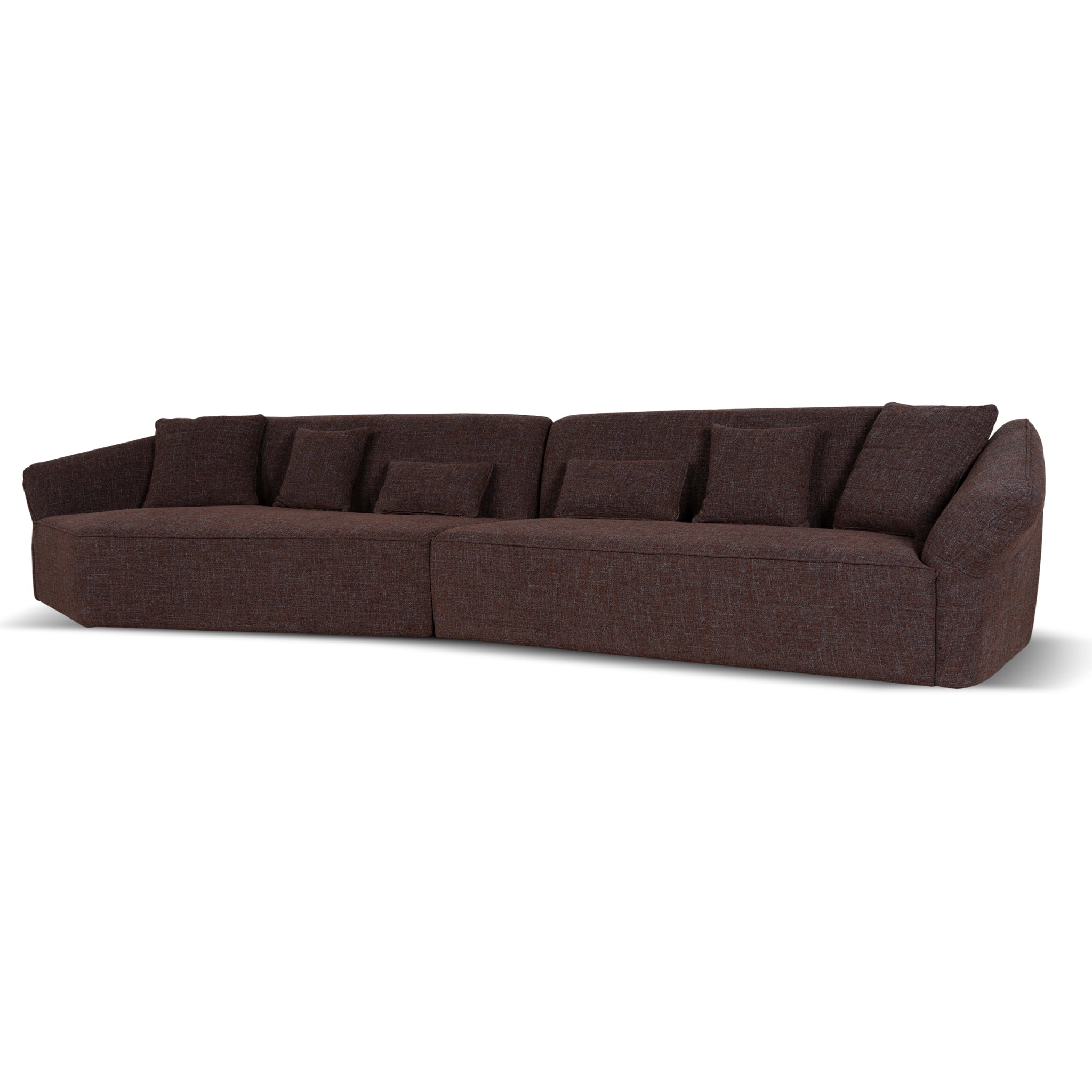 Orlan Right Open Modular Sofa - Moss Brown Sofa Forever-Core