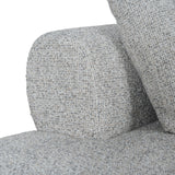 Liora Left Chaise Corner Sofa - Noah Silver Lining Sofa Forever-Core