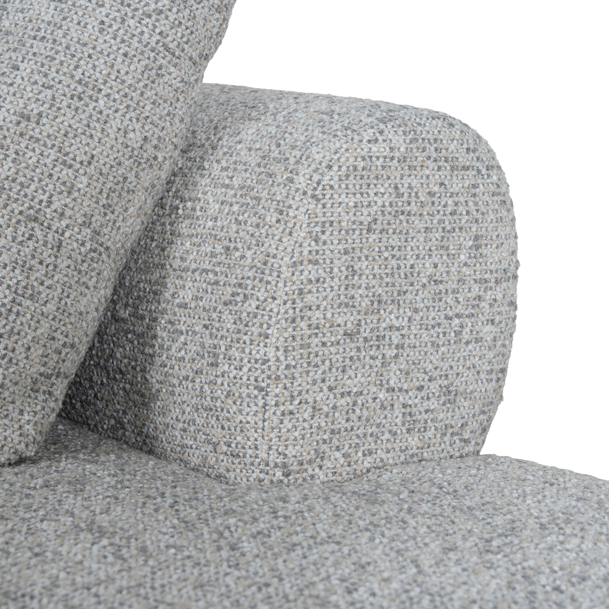 Liora Right Chaise Corner Sofa - Noah Silver Lining Sofa Forever-Core