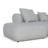 Liora Left Chaise Corner Sofa - Noah Silver Lining Sofa Forever-Core