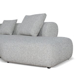 Liora Right Chaise Corner Sofa - Noah Silver Lining Sofa Forever-Core
