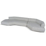 Liora Left Chaise Corner Sofa - Noah Silver Lining Sofa Forever-Core