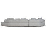 Liora Right Chaise Corner Sofa - Noah Silver Lining Sofa Forever-Core