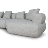 Liora Left Chaise Corner Sofa - Noah Silver Lining Sofa Forever-Core