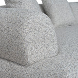 Liora Right Chaise Corner Sofa - Noah Silver Lining Sofa Forever-Core