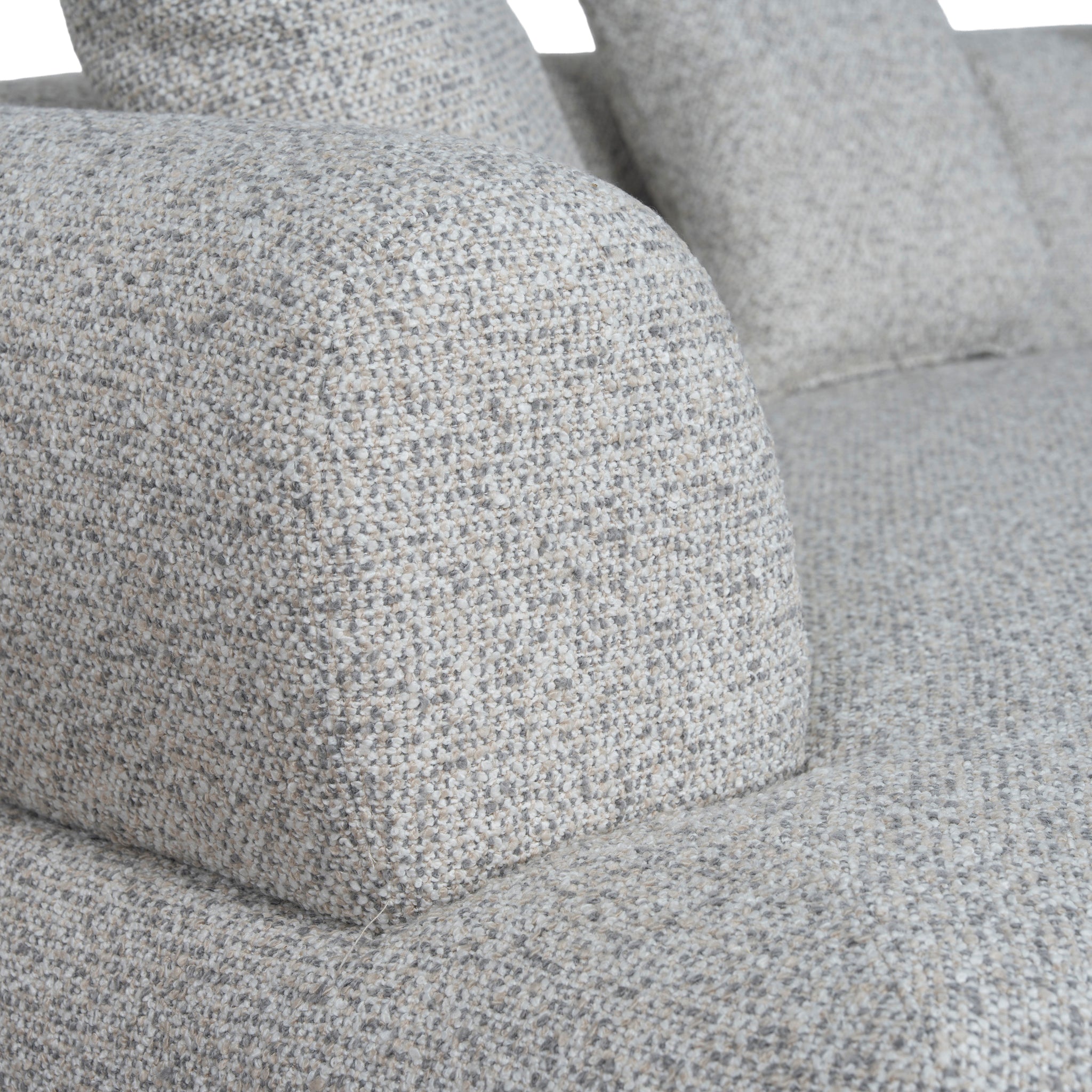 Liora Right Chaise Corner Sofa - Noah Silver Lining Sofa Forever-Core