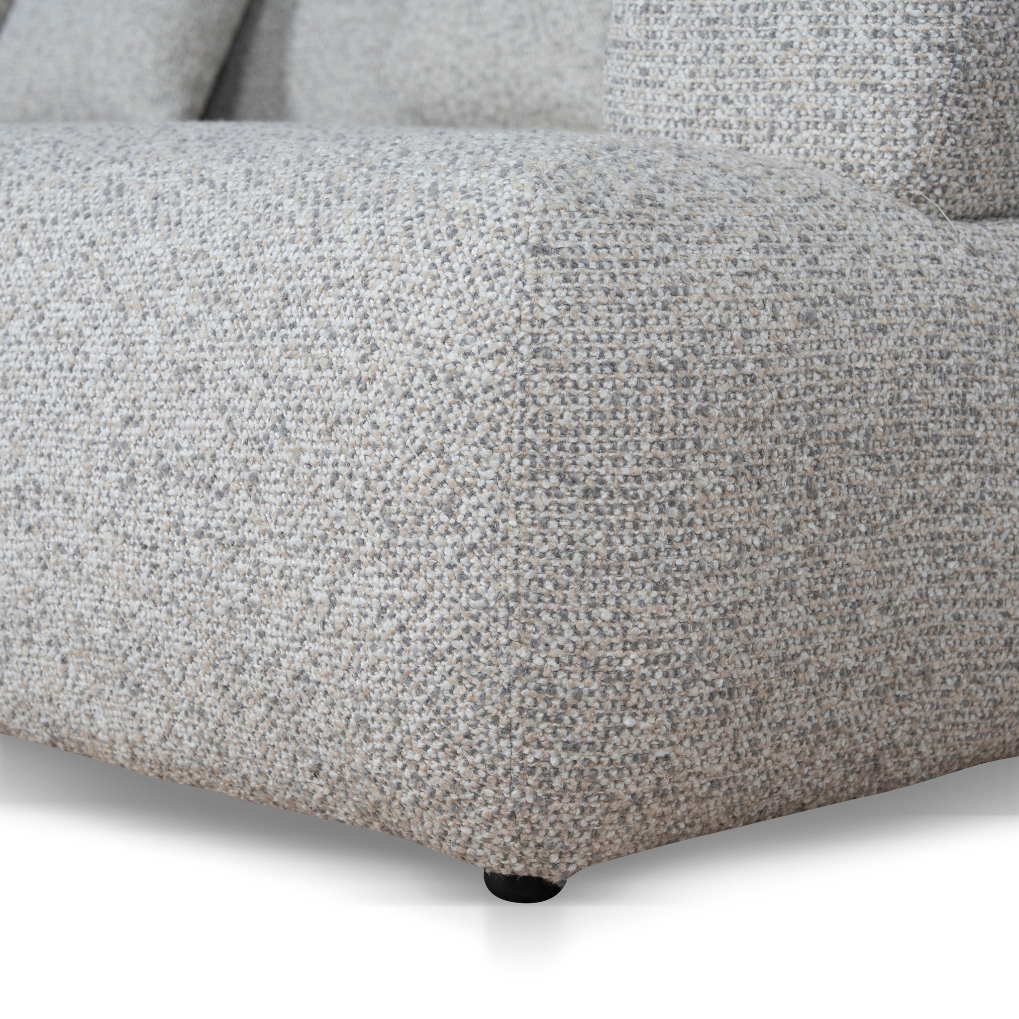 Liora Left Chaise Corner Sofa - Noah Silver Lining Sofa Forever-Core