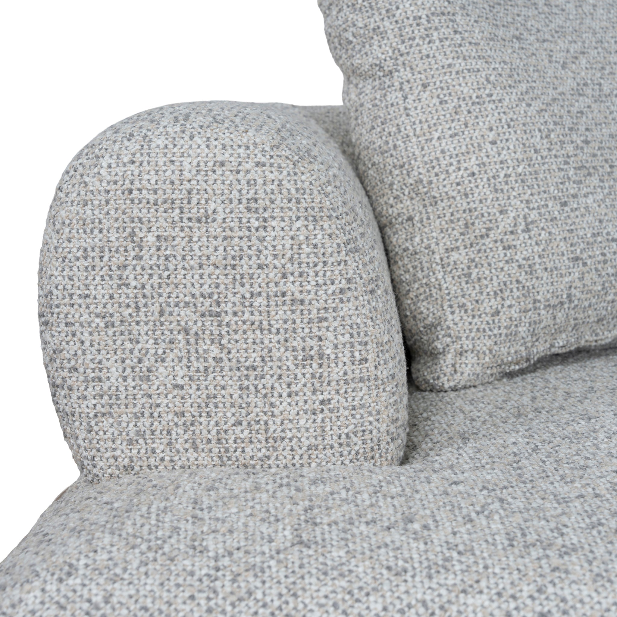 Liora Right Chaise Corner Sofa - Noah Silver Lining Sofa Forever-Core